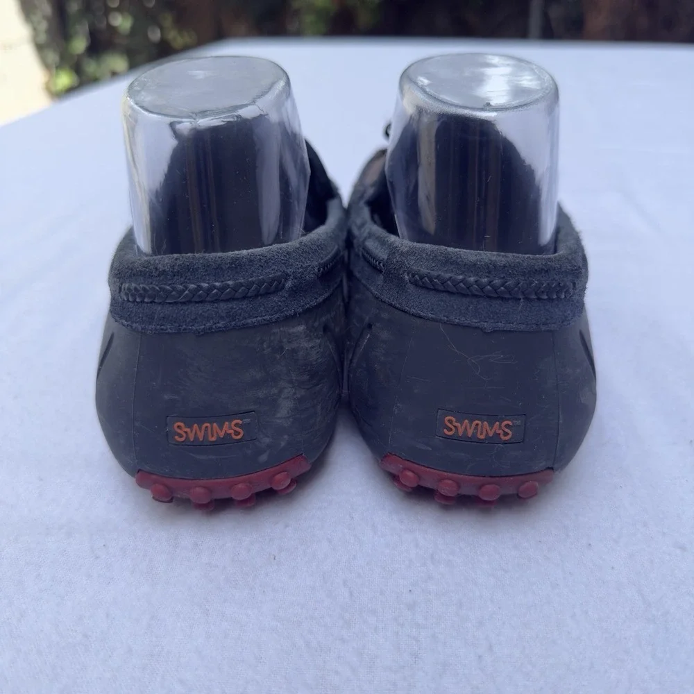 Swims‎ Loafers Braided Lace Washable Loafers Brown Black Men's Size 9.5 Coastal